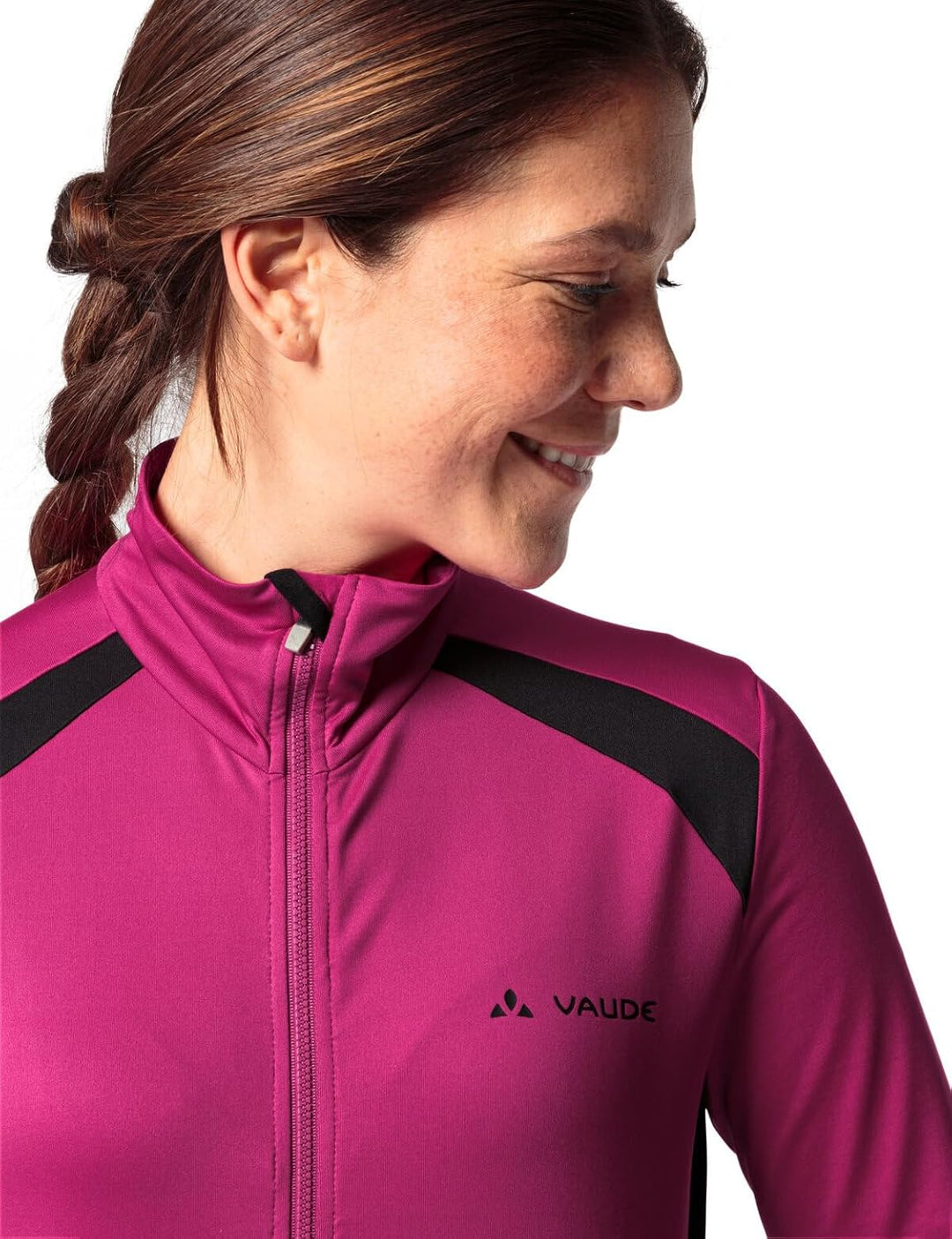 VAUDE Damen Women's Posta Ls Tricot Ii T-Shirt 36 Rich Pink, 36 Rich Pink