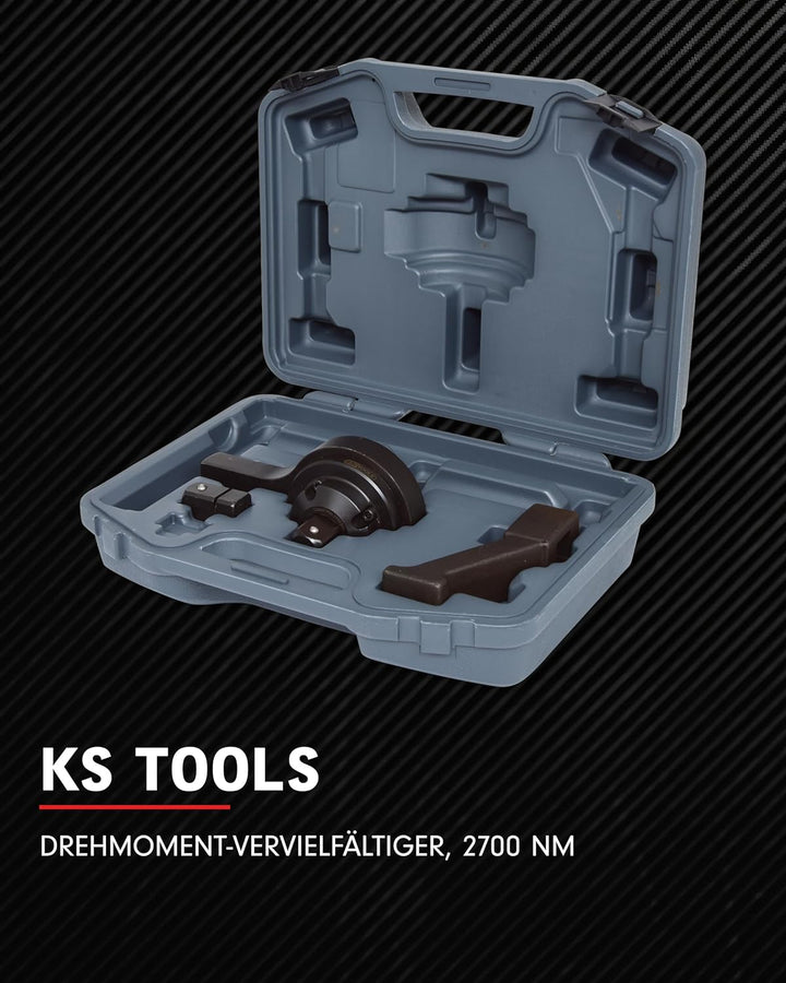 KS Tools Universal Drehmomentvervielfältiger 3/4" x 1" 516.3745 I 2700 Nm I Kraftvervielfältiger mit