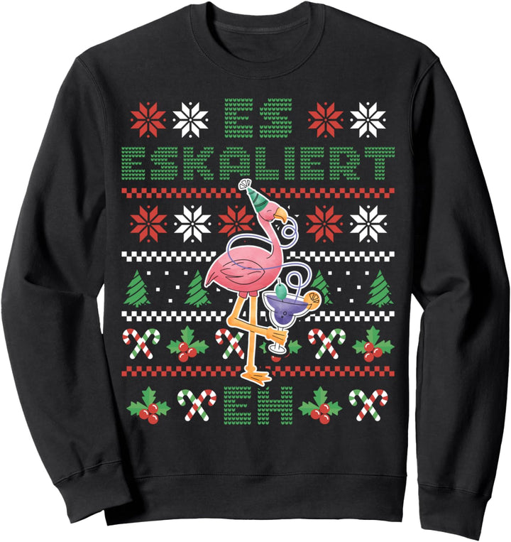 Weihnachen Party Flamingo Christmas Es Eskaliert Eh Flamingo Sweatshirt