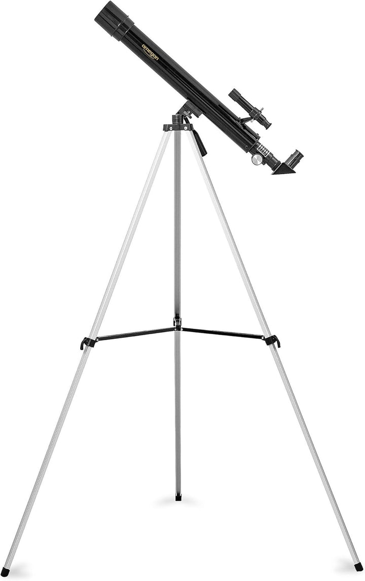 Omegon Teleskop AC 50/600 AZ, Linsenfernrohr mit 50mm Öffnung und 600mm Brennweite