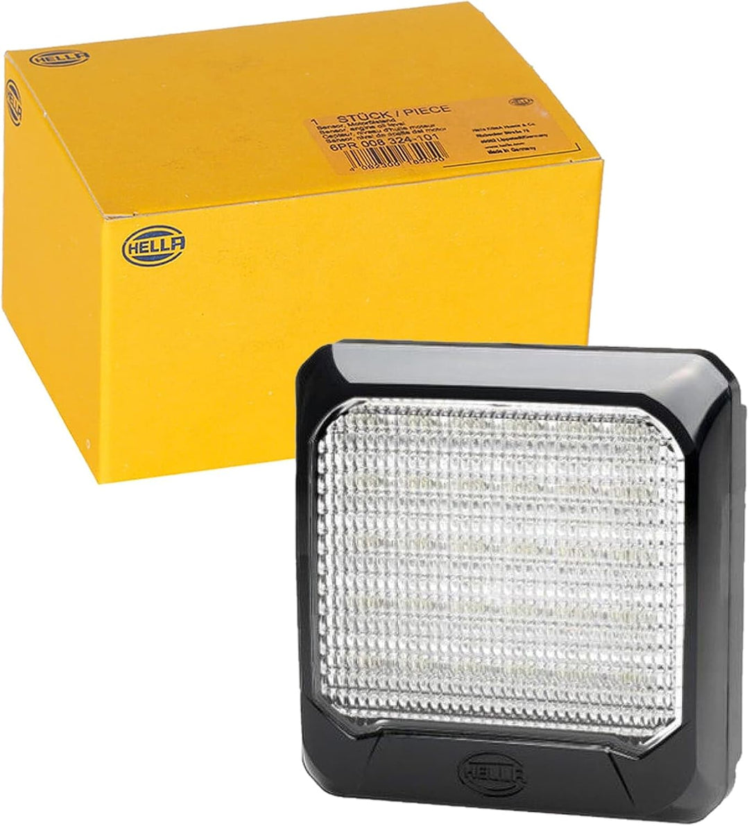 HELLA - LED-Arbeitsscheinwerfer - Flat Beam 500 - 12/24V - 1GA 995 193-041 mit Bügelhalter, mit Büge