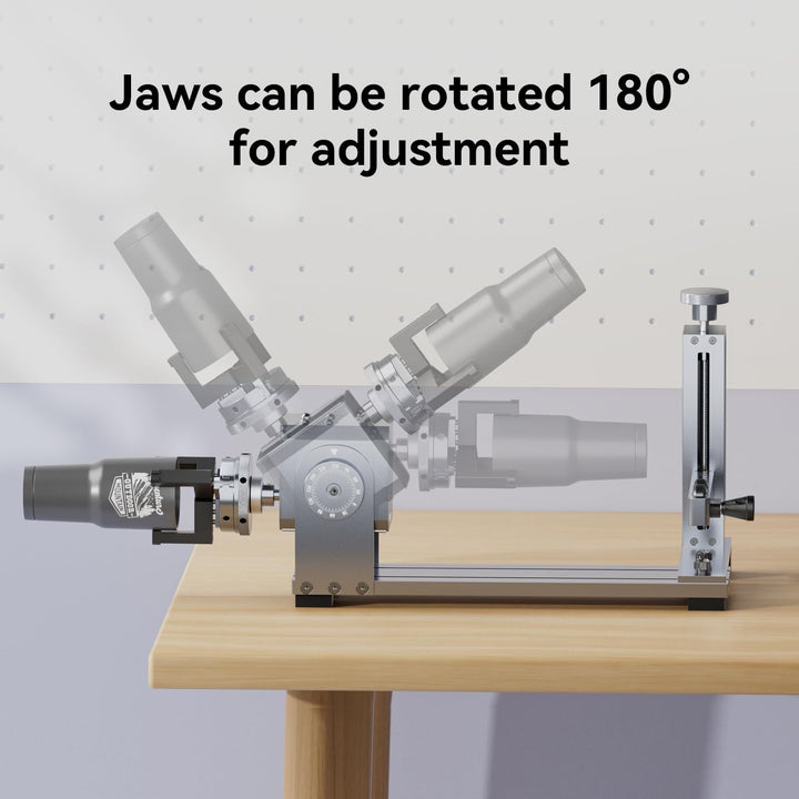 LONGER Rotationsmodul mit Y-Achsen-Rolle für Zylinder-Gravur - Kompatibel mit Nano, Ray5, B1 Serie -