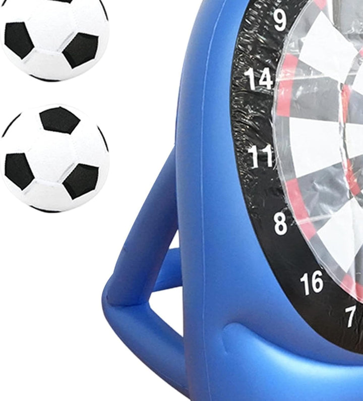 Aufblasbare Fussball Torwand – 150cm Dartscheibe Outdoor Klettverschluss Spiel Set | Sportspielzeug
