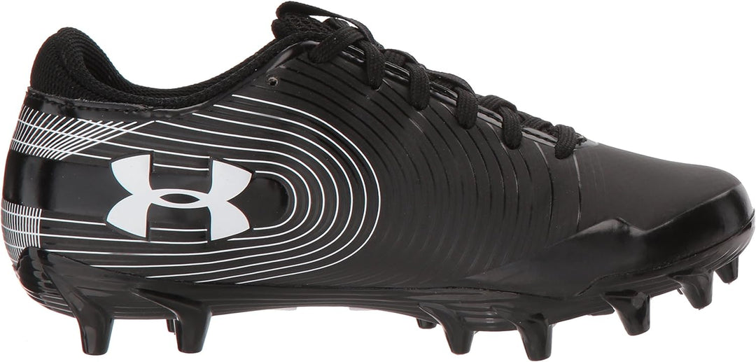 Under Armour Speed Phantom JR American Football Rasenschuhe, Jugend 5 US Schwarz Weiss, 5 US Schwarz