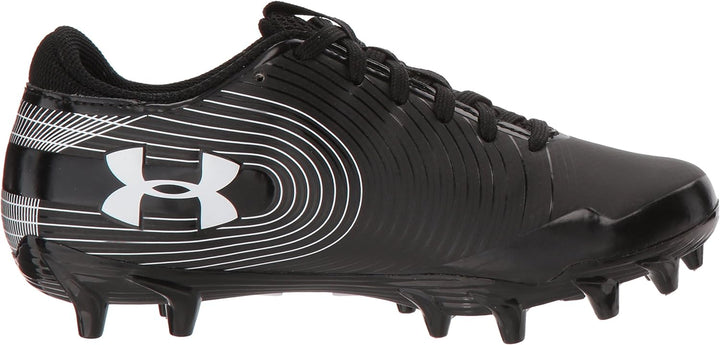Under Armour Speed Phantom JR American Football Rasenschuhe, Jugend 5 US Schwarz Weiss, 5 US Schwarz