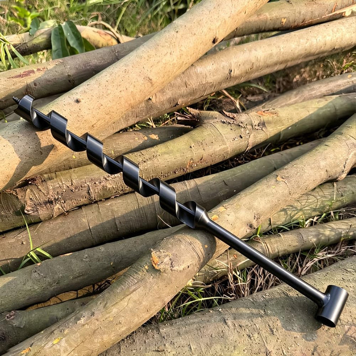 Handbohrer Holz, 5 Stück Holzbohrer Manuell Bushcraft Schwerlast Stahl Scotch Eye Schlangenbohrer, B