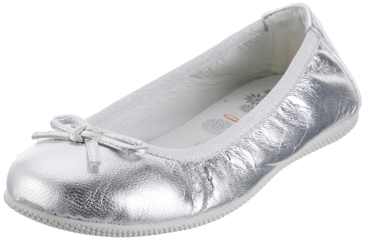 PRIMIGI Mädchen Fantasy Flat Mary Jane Schuh 27 EU Silber Schwarz, 27 EU Silber Schwarz