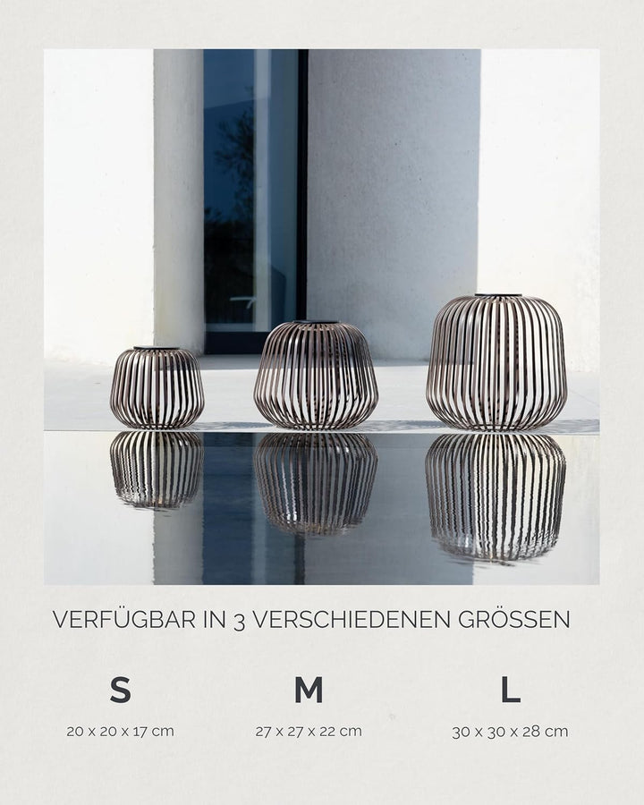 LUUK Studio Moderne LED Solarlampe, dimmbare Tischlampe für drinnen & draussen, IP65 wetterfest, Sol