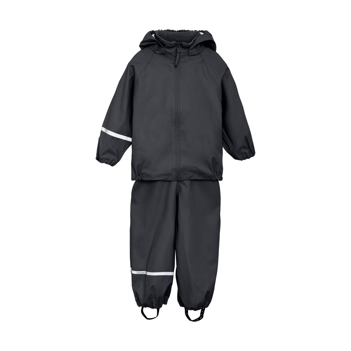 Celavi Unisex Kinder Basic Rainwear Set -Pu Rainwear set (1er Pack) 70 Dark Navy, 70 Dark Navy