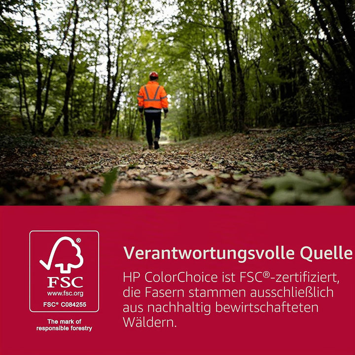 HP ColorChoice CHP750, Farblaserpapier ungestrichen , 90g/m², A4, Karton zu 5 X 500 Blatt, CHP750 A4