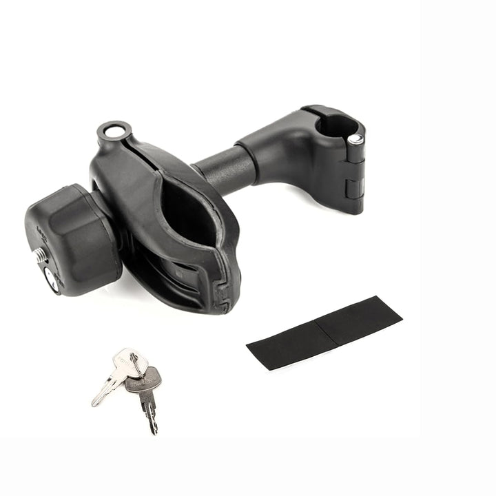 LST Rahmenhalter für Fahrradträger Radhalter 21 cm U-Bügelrohr Ø 25 mm abschliessbar