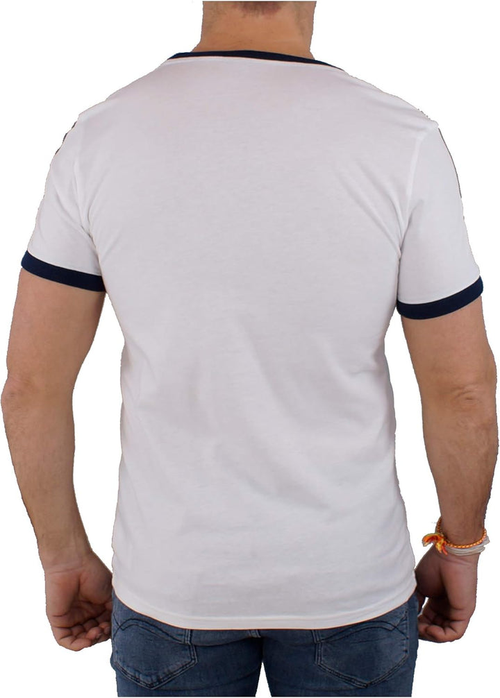 Tommy Hilfiger Herren T-Shirt S Weiss, S Weiss