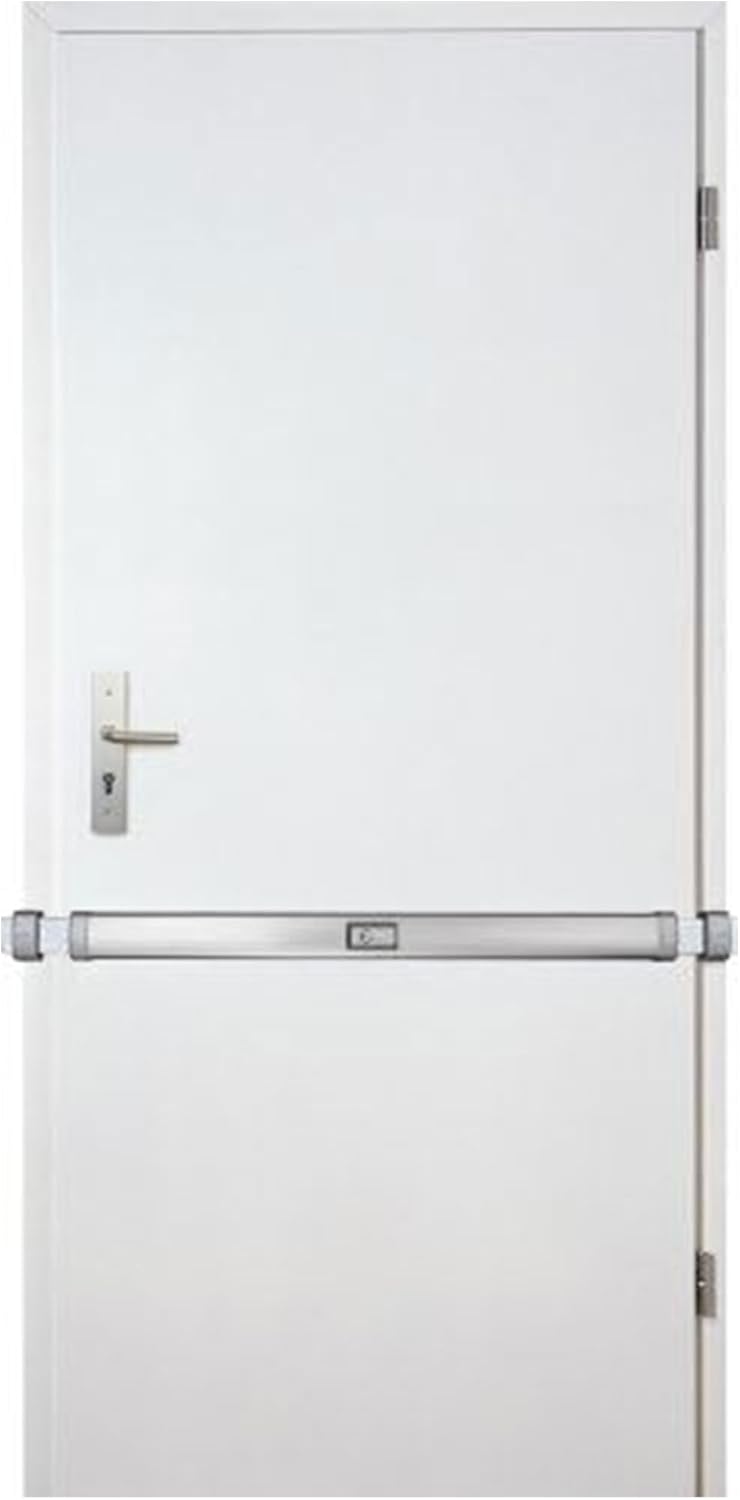 ABUS Panzerriegel PR2700 für Haus- und Wohnungstüren, weiss, 49090 Weiss mit Zylinder Single, Weiss