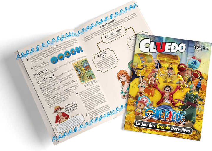 Winning Moves - CLUEDO ONE Piece - Gesellschaftsspiel - Brettspiel - Französische Version