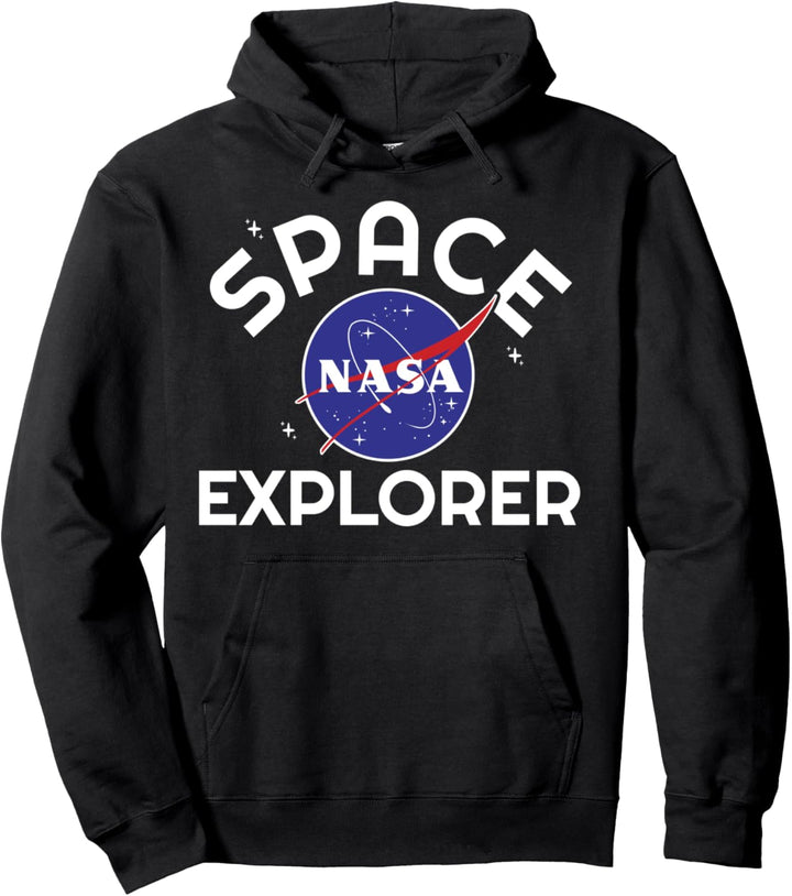 NASA Space Explorer Simple Logo Pullover Hoodie