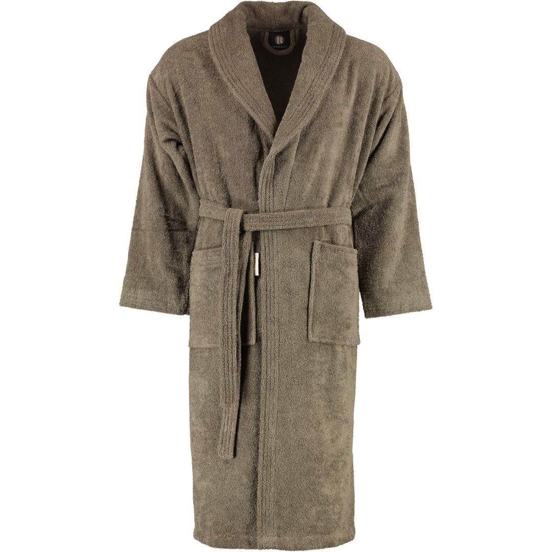 Rhomtuft Bademäntel unisex Schalkragen Sir & Lady taupe - 58 L, L