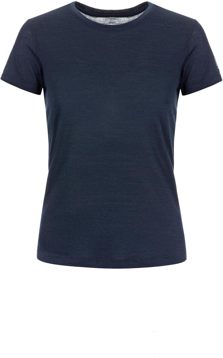 super.natural Dünnes Damen Kurzarm T-Shirt, Mit Merinowolle, W BASE TEE 140 Nachtblau XL, Nachtblau