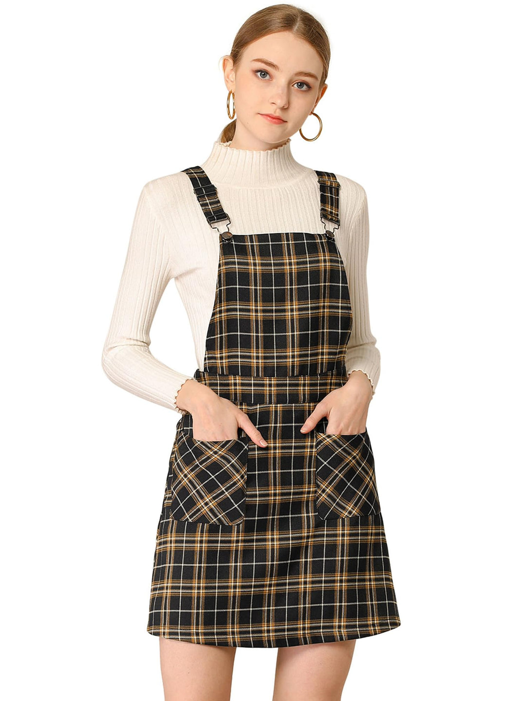 Allegra K Damen Hosenträger Hosenträger XS Schwarzbraun, XS Schwarzbraun