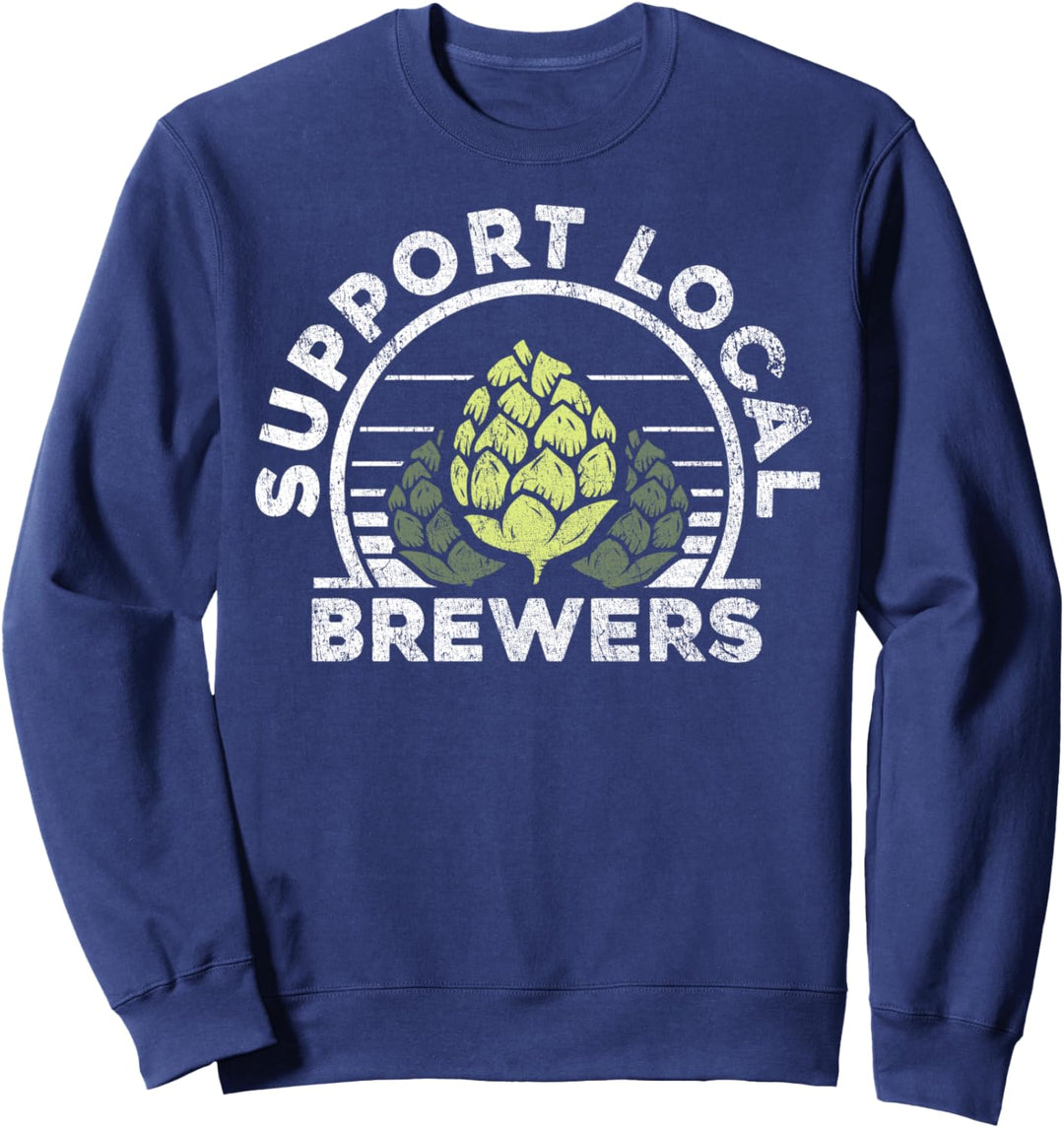 Support Local Brewers Beer Hops Sweatshirt