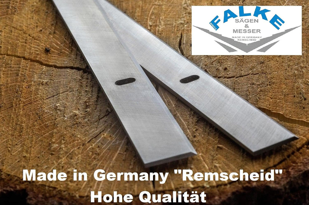 GÜDE GADH 200 Abrich Dickenhobel (2 Stück HSS Hobelmesser)