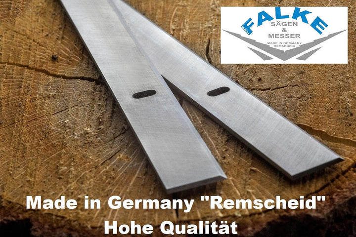 GÜDE GADH 200 Abrich Dickenhobel (2 Stück HSS Hobelmesser)