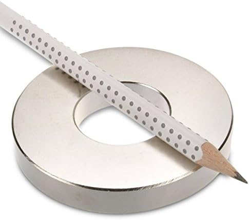 Ringmagnet Ø 70,0 x 30,0 x 10,0 mm (magnets4you) - Magnetring aus N42 Nickel - hält 45 kg, Neodym Su