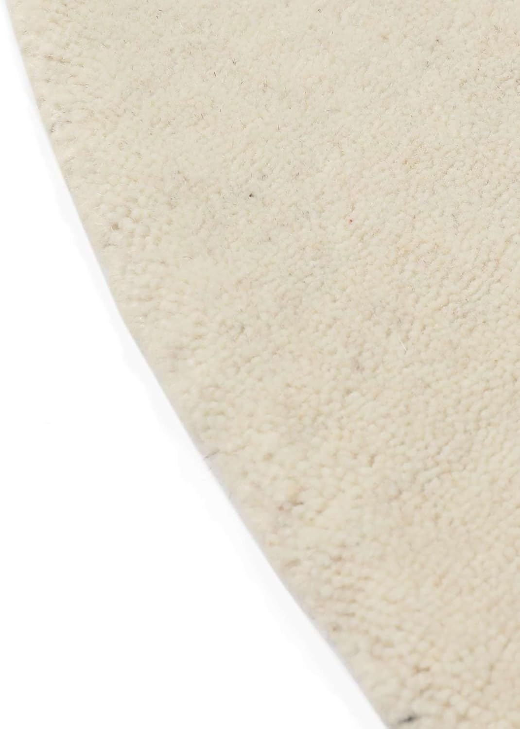 RugVista, Handloom, Teppich, Mittelflor, ∅ 100 cm, Rund, Wolle, Flur, Schlafzimmer, Küche, Wohnzimme
