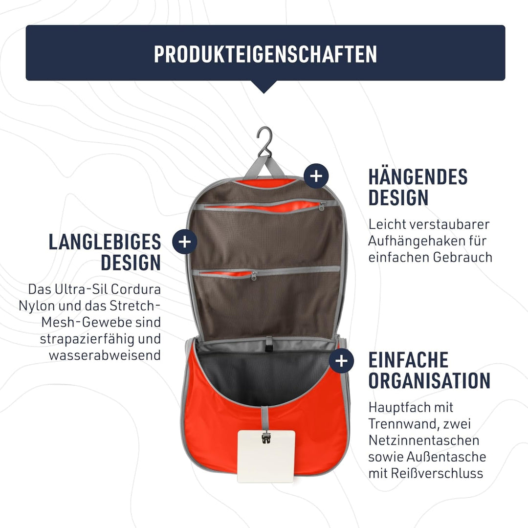 Sea to Summit Ultra-SIL Hanging Toiletry Bag Large High Rise High Rise Gross, High Rise Gross