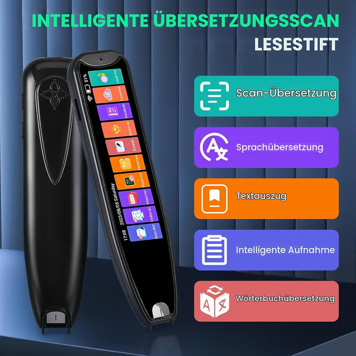 Übersetzungsstift Scanner 134 Sprachen bidirektionaler Translator WiFi Vorlesestift Offline Wörterbu