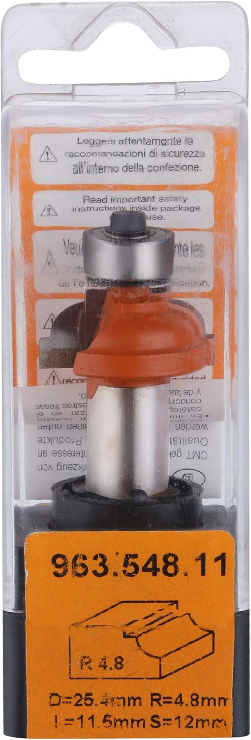 CMT ORANGE TOOLS 963.548.11 - HOHLKEHLEN-PROFIL-FRÄSER HM S=12 D=25.4 R=4.8