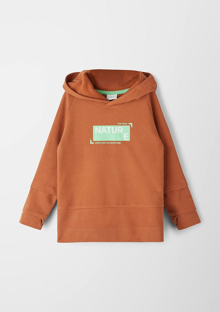 s.Oliver Jungen Sweatshirt, Zimt