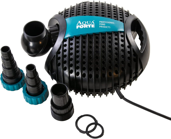 AquaForte O-8.500 Teichpumpe, 95 Watt, max. Fördermenge 8.2 m3 pro Stunde, maximale Förderhöhe 4.2 M