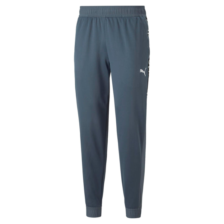 PUMA Herren Strickhose Train Fit Pwrfleece Jogger XL Blau / Schwarz, XL Blau / Schwarz