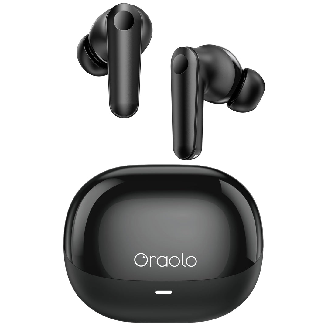oraolo Kopfhörer Kabellos Bluetooth, In Ear Kopfhörer BT5.4 mit 4 ENC Noise Cancelling Mic, Mini Blu