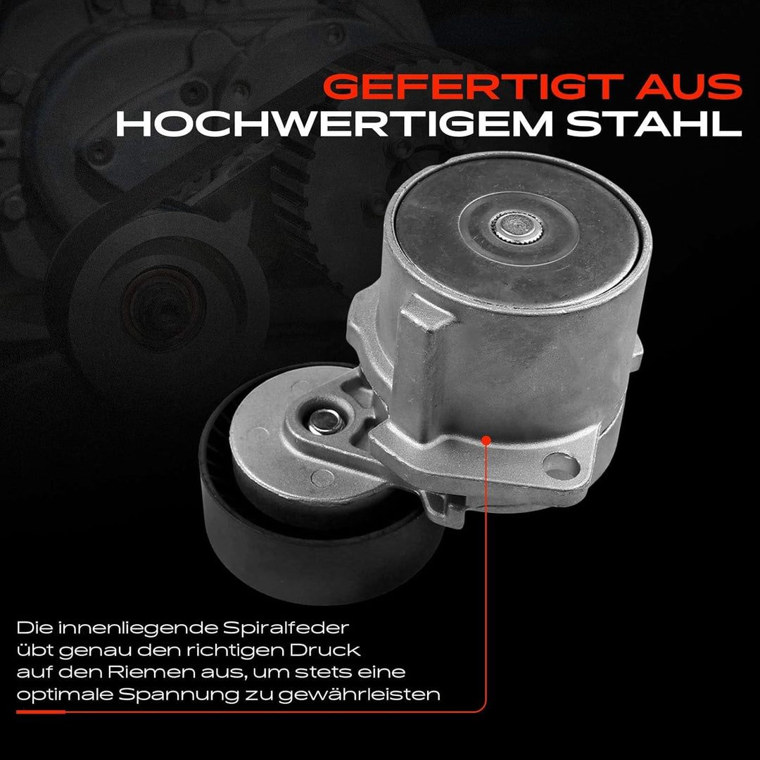 Frankberg Spannrolle Riemenspanner Keilrippenriemen Kompatibel für 3er E36 E46 316 318 Z3 1.6L 1.8L