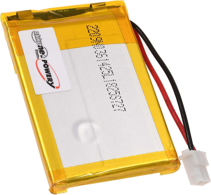 Akku für Babyphone NUK ECO Control Audio 500, 3,7V, Li-Polymer
