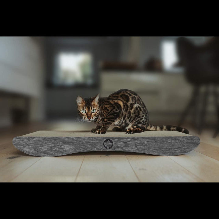 CanadianCat Company | Kratzkarton Comet XL | 75 x 30 x 8 cm | Kratzmöbel, Kratzbrett | XXL Qualitäts