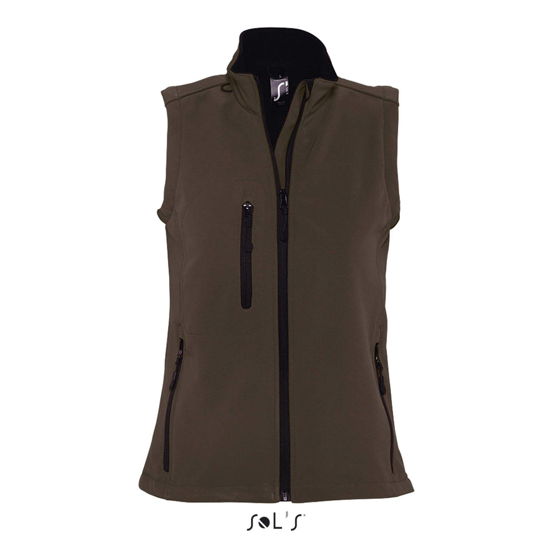 SOL´S - Womens Short Sleeve Softshell Rallye S,Dark Chocolate