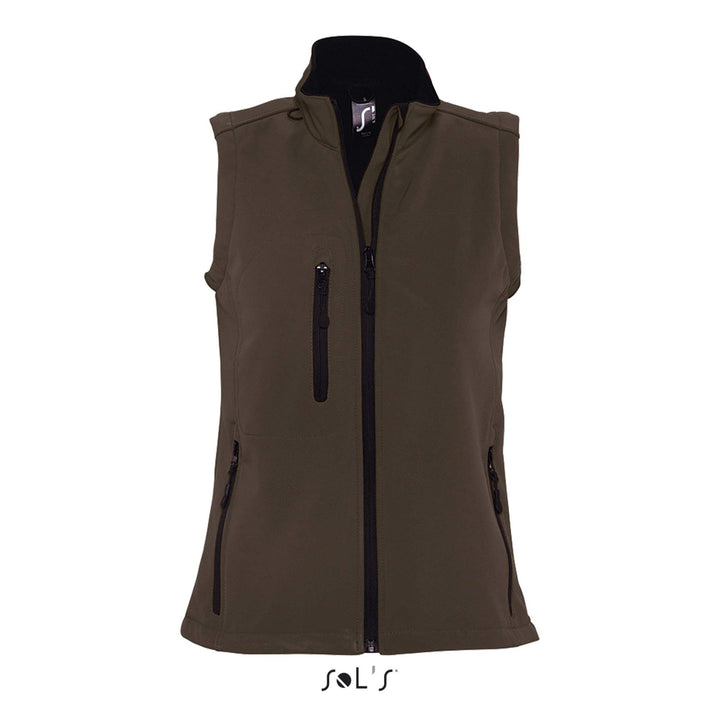SOL´S - Womens Short Sleeve Softshell Rallye S,Dark Chocolate