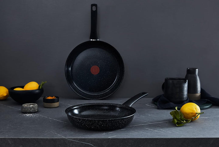 Tefal C41804 Intensity Bratpfanne 24 cm | Keramikversiegelung | Thermo-Signal Temperaturindikator |