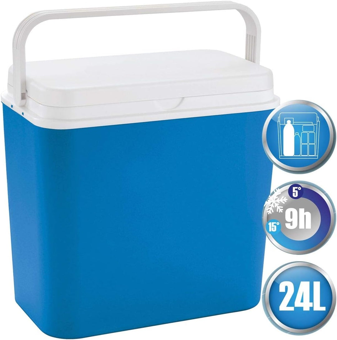 LINDER LEX Kühlbox Thermobox Warmhaltebox Picknick Camping 24 Liter Isolierbox bis zu 9 Stunden kühl