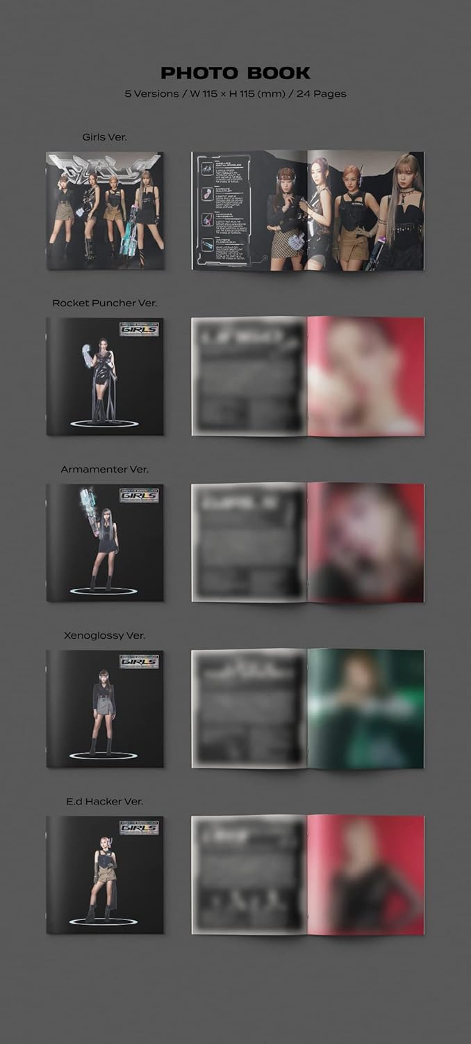 Dreamus aespa - 2nd Mini Album Girls DIGIPACK ver. CD (A+B+C+D+E ver. SET), SMK1455, A+b+c+d+e Ver.