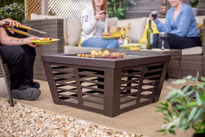 La Hacienda Elda Feuerkorb - Feuerkorb für den Garten - Feuertonne & Feuerstelle - Feuerschale Feuer