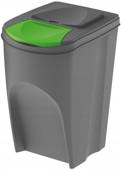 Set von 3 105L Recyclingwürfeln prosperplast sortibox von grauer Farbe Grau 3x35L, Grau 3x35L