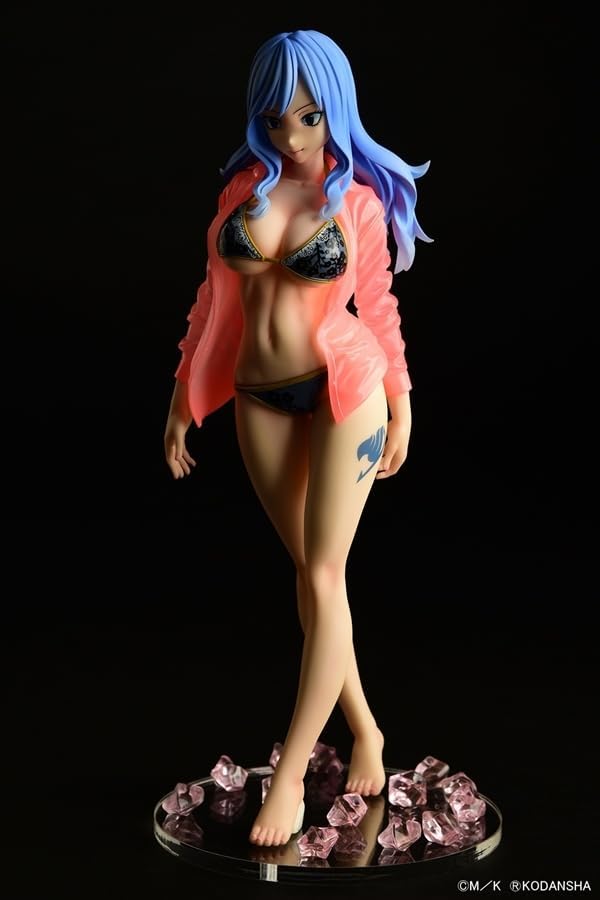 Orcatoys Fairy Tail Jubia Lokser Gravure Style Black Bikini 1:6 Scale PVC Figure