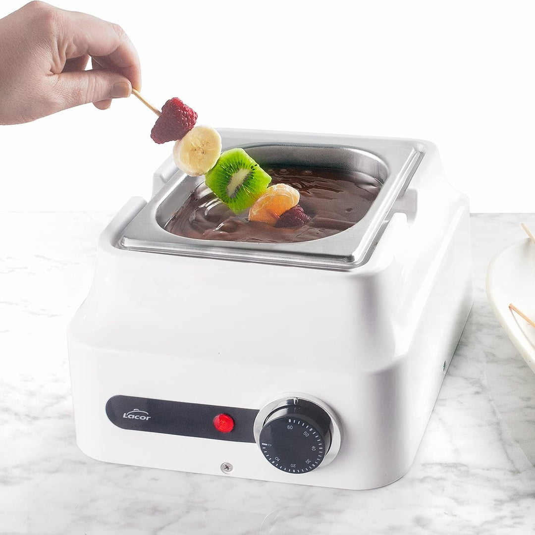 Lacor 69617 Schokoladenbad aus Edelstahl 18/10, Schmelzen von Schokolade, ideal zum Backen, aus ABS-