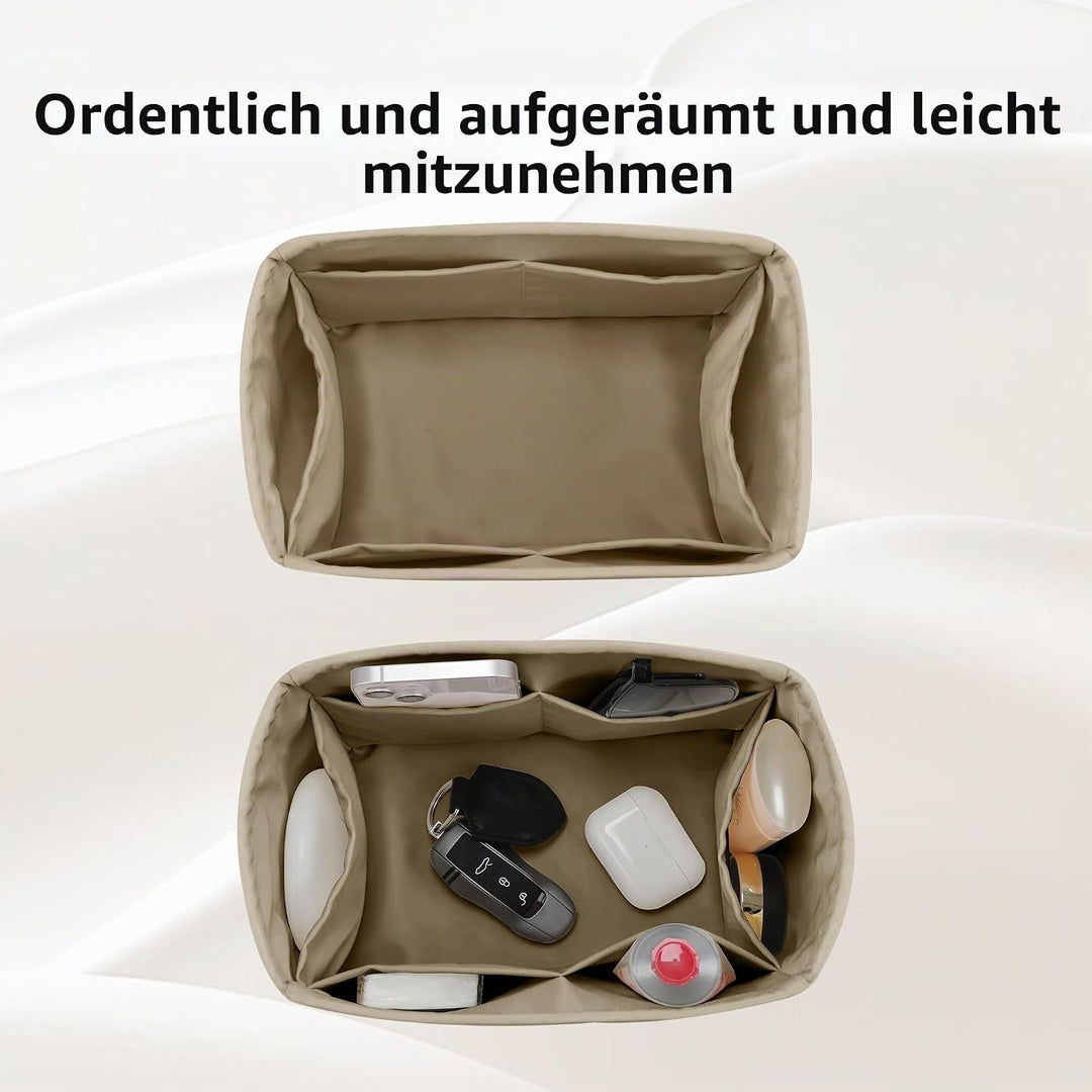 DGAZ Handtasche Tasche Organizer, Seide Innentaschen für LV Speedy Nano/20/25/30/35/40/45 Tasche, Le