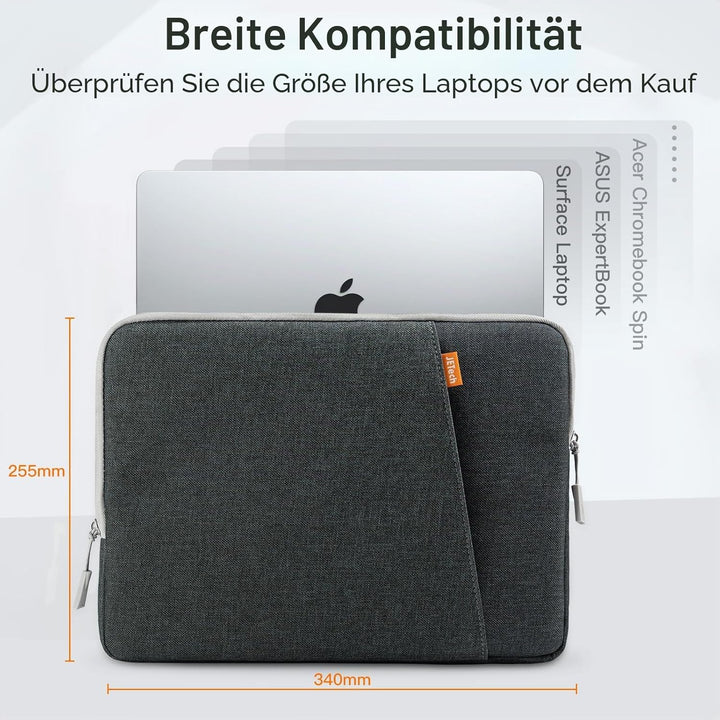 JETech Laptoptasche Hülle für 13,3 Zoll MacBook Air/Pro, 14 Zoll MacBook Pro 2021 M1, 13-13,6 Zoll N