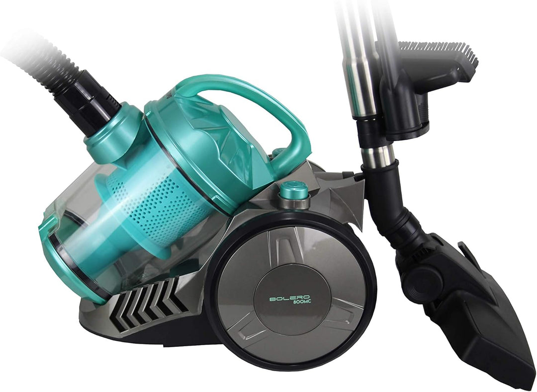 Bastilipo Bolero 800-MC Multi-Cyklon-Staubsauger, mit extra Powerfull Silence, 800 W, Wassergrün