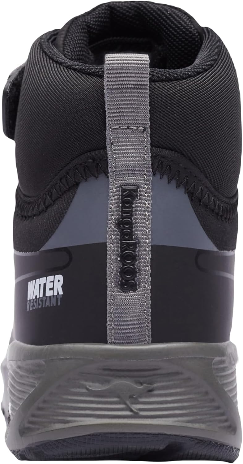 KangaROOS Unisex Kinder Kx-Hydro Sneaker 27 EU Jet Black Steel Grey, 27 EU Jet Black Steel Grey